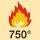 Brandhæmmende 750°C